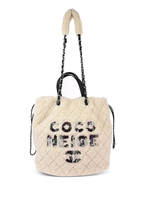 CHANEL Pre-Owned 2019 Coco Neige tote bag - White
