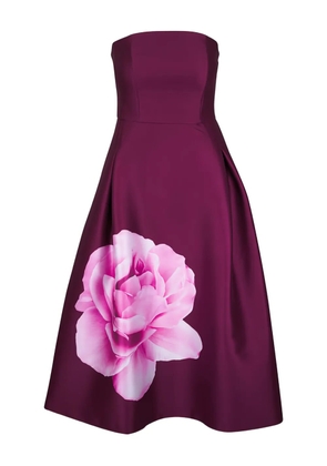 Sachin & Babi Shay floral-print midi dress - Purple