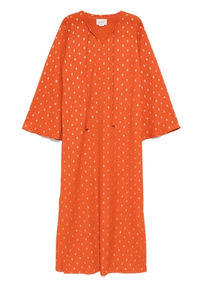 Bambah polka lime kaftan - Orange