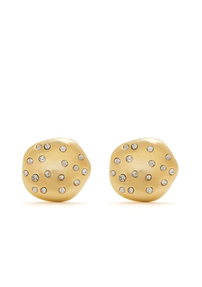 Lynyer Aurora Dust embellished stud earrings - Gold
