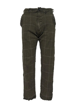 Comme Des Garçons Shirt checked trousers - Green