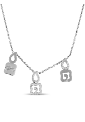 Nouvelle Bague 18K white gold diamiond necklace - Silver