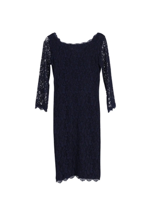 Diane Von Furstenberg Vintage Zarita lace mini dress - Blue