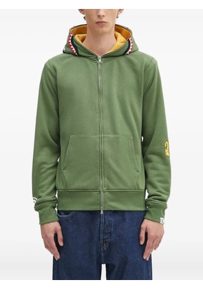 A BATHING APE® zip-up hoodie - Green
