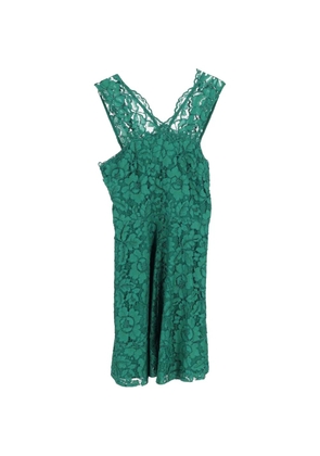 SANDRO Riviera lace mini dress - Green