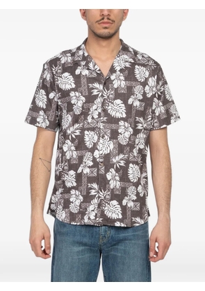 DESOTO floral-print shirt - Brown