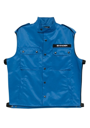Olly Shinder world service gilet - Blue