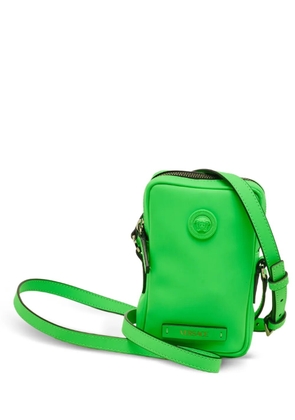 Versace Pre-Owned samll medusa leather crossbody bag - Green