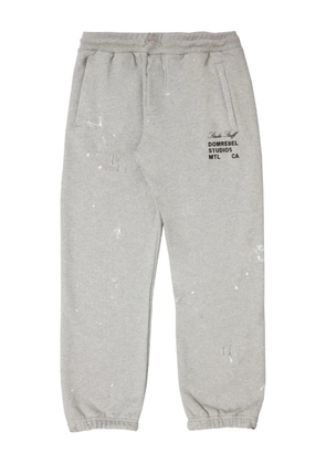 DOMREBEL Staff paint-splatter sweatpants - Grey