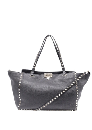 Valentino Garavani Pre-Owned Rockstud leather tote bag - Black