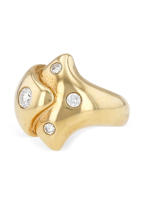 Cartier 18K yellow gold diamond ring