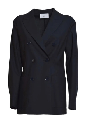 SOLOTRE double-breasted blazer - Blue