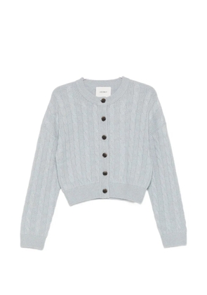 Lisa Yang Cassie cable-knit buttoned cardigan - Blue