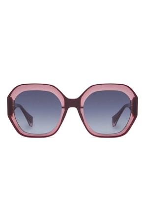 GIGI STUDIOS geometric-frame sunglasses - Pink