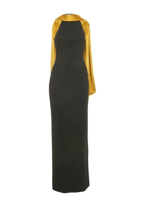 Solace London Dahlia crepe maxi dress - Black