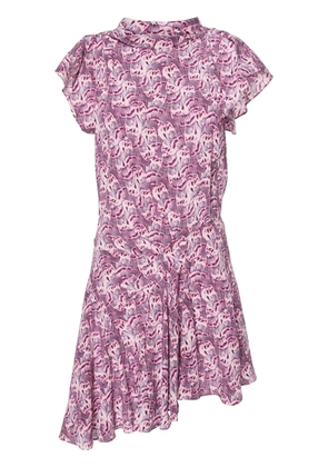 ISABEL MARANT Viona floral-print midi dress - Purple