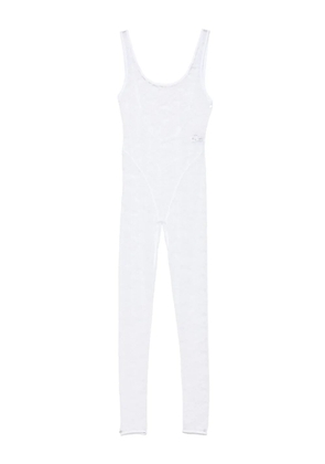 Maison Close Flashback backless jumpsuit - White