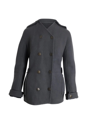 Lanvin Pre-Owned double-breasted wool coat - Grey