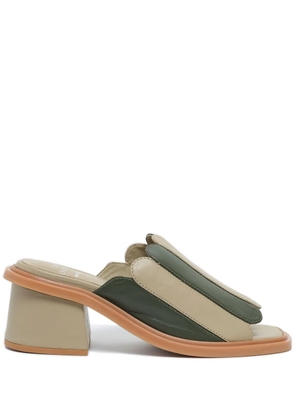 Studio Chofakian Studio 125 45mm leather mules - Green