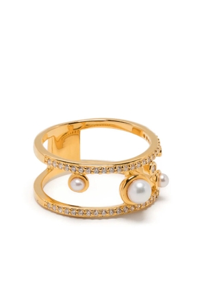 Eshvi pearl glow ring - Gold