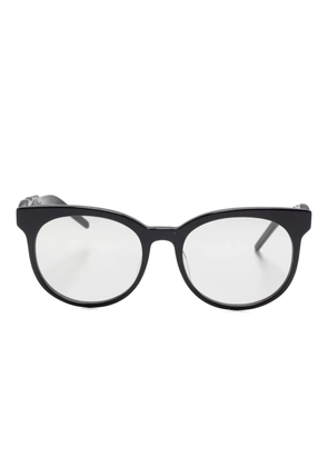 Megane and Me Olive braided-temple glasses - Black