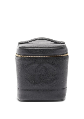 CHANEL Pre-Owned 1994-1996 Coco Mark vanity bag - Black