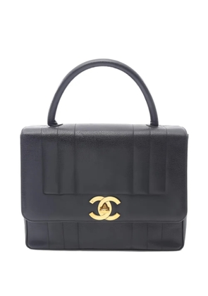 CHANEL Pre-Owned 1994-1996 Mademoiselle caviar-leather handbag - Black