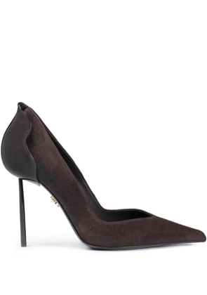 Le Silla 100mm Petalo pumps - Brown