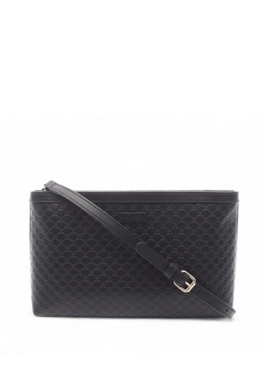 Gucci Pre-Owned 2000-2015 Microguccissima crossbody bag - Black