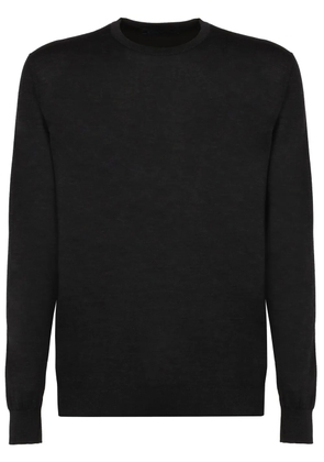 Kiton wool jumper - Black