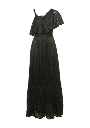 DVF Diane von Furstenberg 2000s one-shoulder wrap dress - Black