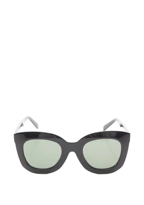 Celine Pre-Owned 2020s geometric-frame sunglasses - Black