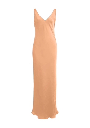 Peter Cohen V-back maxi dress - Orange