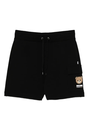 Moschino teddy-print shorts - Black