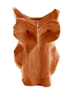 Serax x Marni owl-shaped ceramic vase (19.5cmx19.5cmx30cm) - Orange
