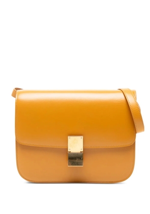 Celine Pre-Owned 2019 Medium Calfskin Classic Box crossbody bag - Yellow