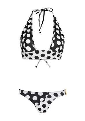 Amir Slama x Jade Picon polka-dot bikini - Black