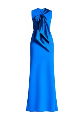 Greta Constantine Saarinen bow-detail gown - Blue