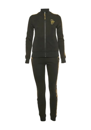 Fendi Pre-Owned logo-applique tracksuit - Black