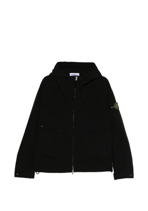 Stone Island hooded zip jacket - Black