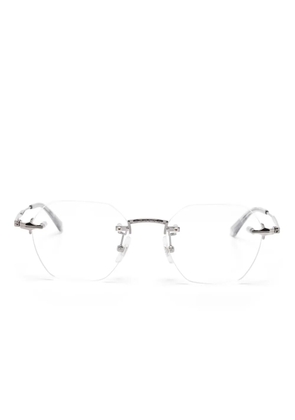 Montblanc round-frame glasses - Silver
