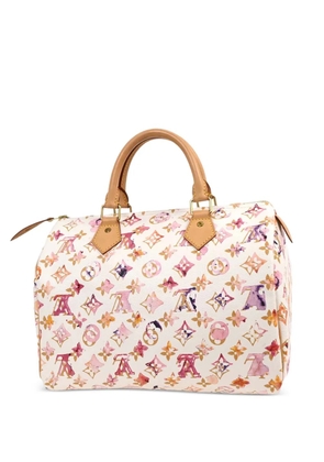Louis Vuitton Pre-Owned 2008 30 Speedy Monogram handbag - White