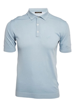 Roberto Cavalli silk-knit polo shirt - Blue