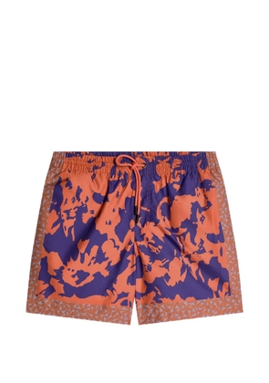 DRIES VAN NOTEN printed swim shorts - Orange