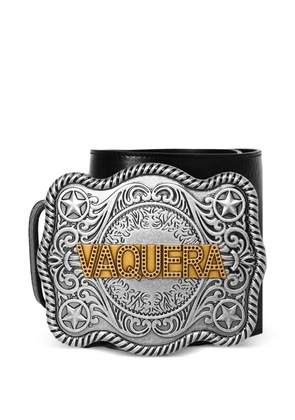 Vaquera Western buckle belt - Black