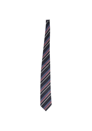 Kenzo Pre-Owned striped tie - Blue
