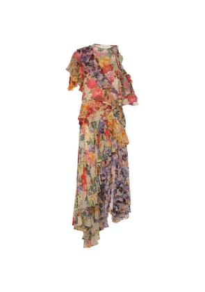 ZIMMERMANN floral dress - Neutrals