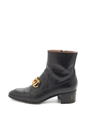 Gucci Pre-Owned leather boots - Black