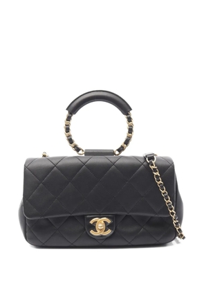 CHANEL Pre-Owned 2019 Matelassé small shoulder bag - Black