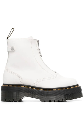 Dr. Martens 45mm zip-front chunky boots - White